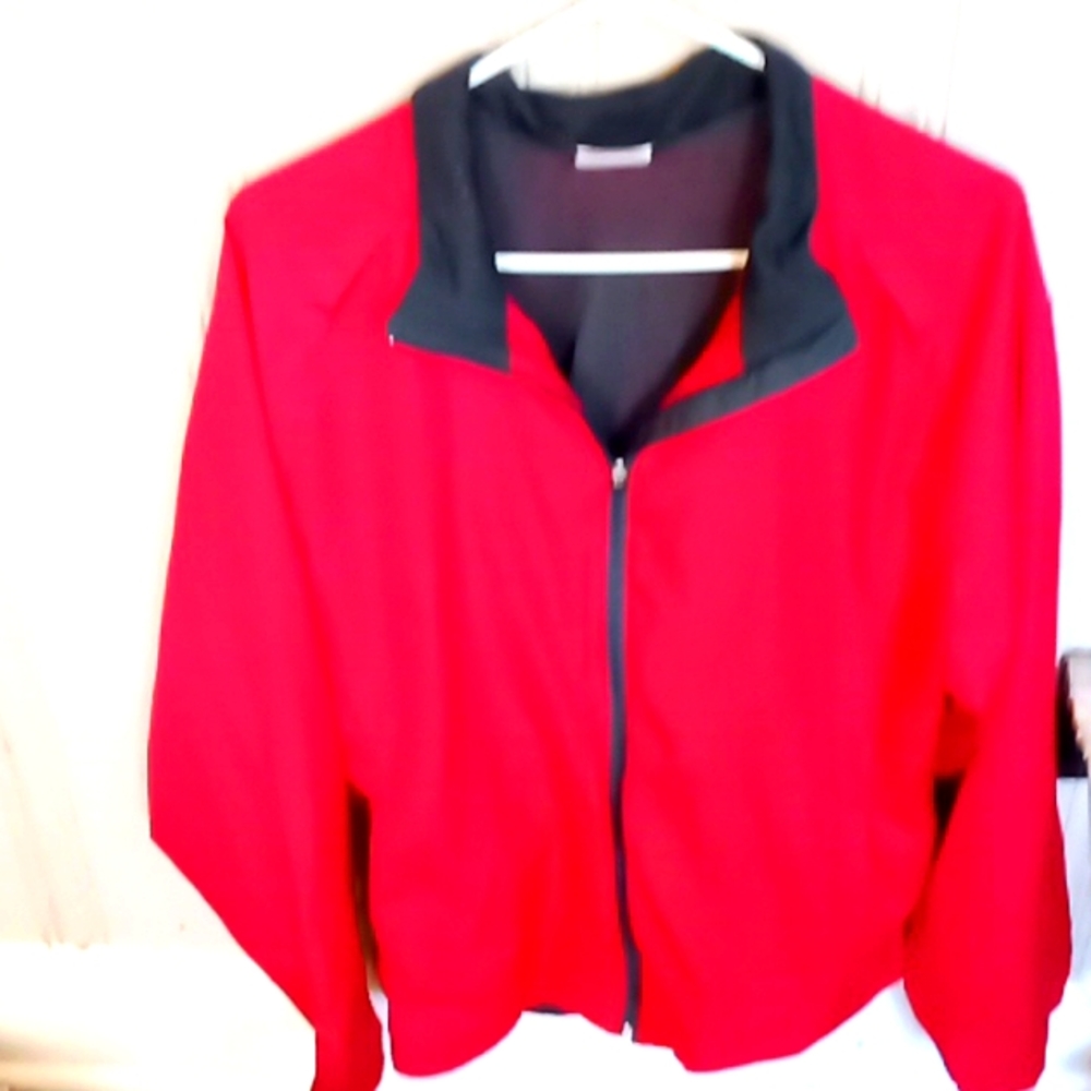Danakin XXL Jacket like new Red/Charcoal gray